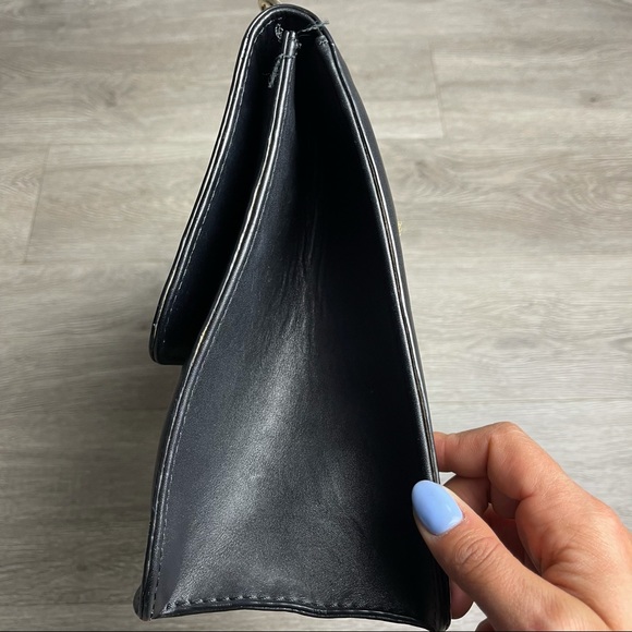 VALENTINO Garavani Black/Gold Large Glam Lock Bag - Picture 13 of 16